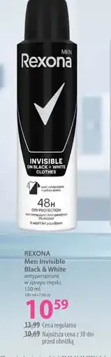 Hebe REXONA Men Invisible Black & White oferta