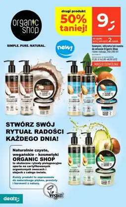 Dealz Szampon, odżywka lub maska do włosów Organic Shop oferta