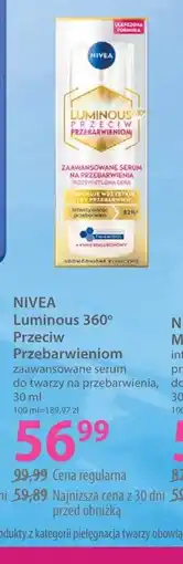 Hebe NIVEA Luminous 360° Przeciw Przebarwieniom oferta
