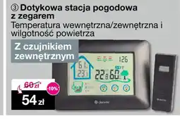 Woolworth Dotykowa stacja pogodowa z zegarem oferta
