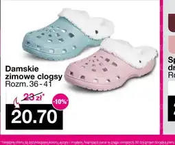 Woolworth Damskie zimowe clogsy oferta