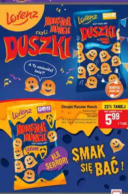 Polomarket Chrupki Monster Munch, wybrane rodzaje Lorenz oferta