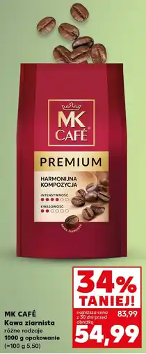 Kaufland Kawa ziarnista MK CAFE Premium różne rodzaje 1000 g oferta