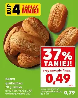 Kaufland Bułka grahamka 70 g sztuka Kaufland oferta