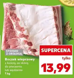 Kaufland Boczek wieprzowy z łością, ze skórą, do pieczenia lub wędzenia Kaufland oferta