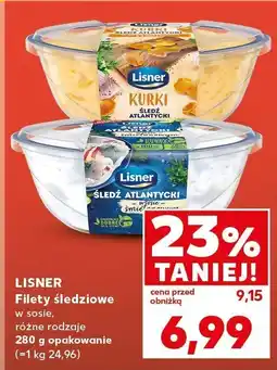 Kaufland Filety śledziowe LISNER w sosie, różne rodzaje oferta