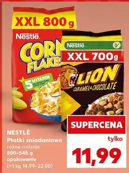 Kaufland Płatki śniadaniowe Nestlé różne rodzaje 800-545 g opakowanie oferta