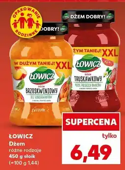 Kaufland Dżem Łowicz różne rodzaje 450 g słoik oferta