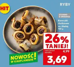 Kaufland Koreczki śledziowe ze śliwką STOISKO Z OBSŁUGĄ Kaufland oferta