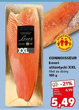 Kaufland Filet łososia ze skórą CONNOISSEUR Łosoś Atlantycki XXL oferta