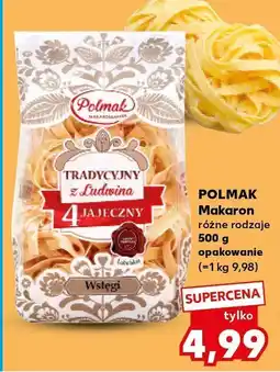 Kaufland Makaron tradycyjny różne rodzaje POLMAK oferta