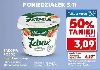 Jogurt owocowy BAKOMA 7 ZBÓŻ Jogurt owocowy