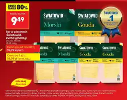 Biedronka Ser w plastrach Światowid Gouda oferta