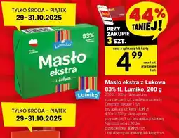Twój Market Masło ekstra z Łukowa 83% tł. 200 g Lumiko oferta