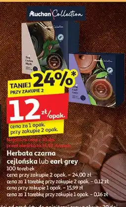 Auchan Herbata czarna cejlońska Auchan oferta