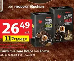 Auchan Kawa mielona Dolce Auchan oferta