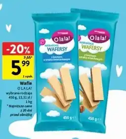 Intermarche Wafle orzechowe Intermarche O La La! oferta