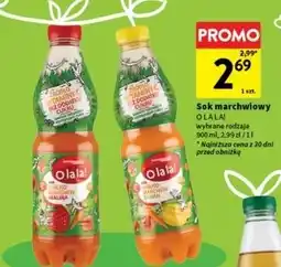 Intermarche Sok jabłko-marchew-banan O La La! oferta