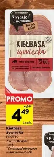 Intermarche Kiełbasa żywiecka Intermarche Prosto Z Wędliniarni oferta