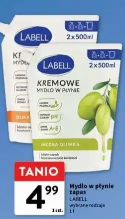 Intermarche Kremowe mydło w płynie łagodna oliwka Labell oferta