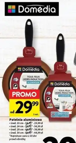 Intermarche Patelnia aluminiowa 30 cm Domedia oferta