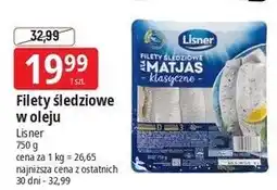 E.Leclerc Filety śledziowe a'la matjas klasyczne Lisner oferta