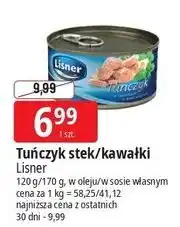 E.Leclerc Tuńczyk stek z kroplą sosu własnego Lisner oferta