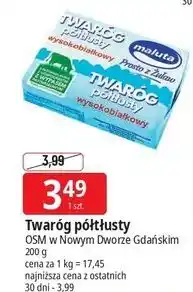 E.Leclerc Twaróg półtłusty wysokobiałkowy Maluta oferta