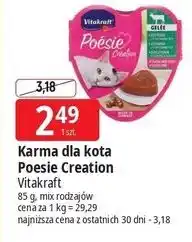 E.Leclerc Karma dla kotów dziczyzna i żurawina w galarecie Vitakraft Poesie oferta