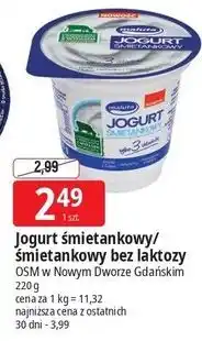 E.Leclerc Jogurt śmietankowy bez laktozy Maluta oferta