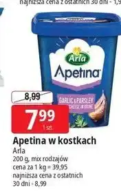 E.Leclerc Ser typu śródziemnomorskiego w kostkach z czosnkiem i pietruszką Arla Apetina oferta