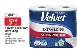 E.Leclerc Ręcznik papierowy Velvet Extra Long oferta