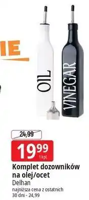 E.Leclerc Komplet dozowników na olej/ocet Delhan oferta