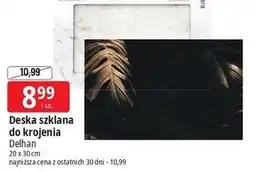 E.Leclerc Deska do krojenia szklana 20 x 30 cm Delhan oferta