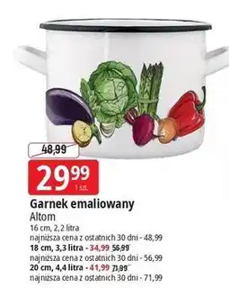 E.Leclerc Garnek emaliowany 20 cm Altom oferta