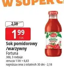 E.Leclerc Sok warzywny 100% bez dodatku soli Fortuna Ww+ oferta
