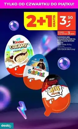 Dealz Jajko z niespodzianką stranger things Kinder Joy oferta