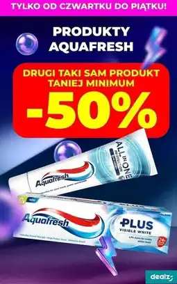 Dealz Pasta do zębów visible white Aquafresh Plus oferta