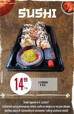 E.Leclerc Sushi 3 surimi oferta