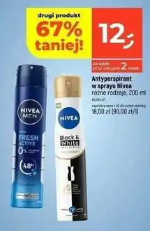 Dealz Antyperspirant silky smooth Nivea Invisible Black & White oferta