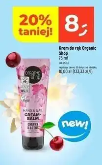 Dealz Krem do rąk cherry & lotus Organic Shop oferta