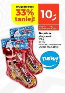 Dealz Skarpeta świąteczna ze słodyczami oferta