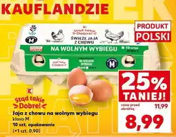 Kaufland Jaja z chowu na wolnym wybiegu M Stąd takie Dobre! oferta