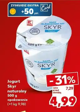 Kaufland Jogurt Skyr naturalny 500 g oferta