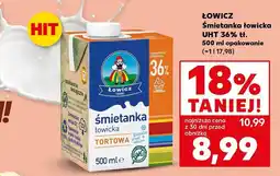 Kaufland Śmietanka Łowicka Tortowa 36% Łowicz oferta