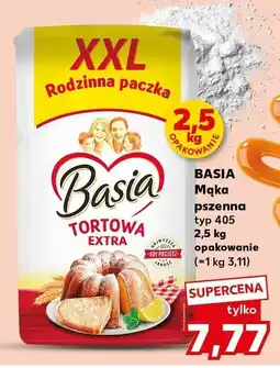 Kaufland Mąka pszenna typ 405 XXL 2,5 kg Basia oferta