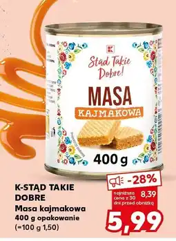 Kaufland Masa kajmakowa 400 g K-Stąd Takie Dobre oferta