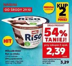 Kaufland Ryż na mleku różne rodzaje 200g Müller Riso oferta