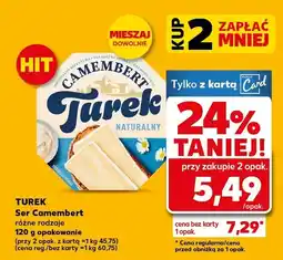 Kaufland Ser Camembert różne rodzaje 120g Turek oferta