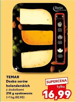 Kaufland Deska serów holenderskich z dodatkami 210g Temar oferta